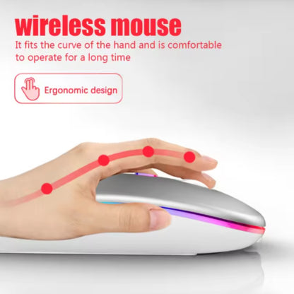 PC Mouse Wireless USB Wireless Mouse Computer Notebook Laptop Wireless Mouse Rechargeable