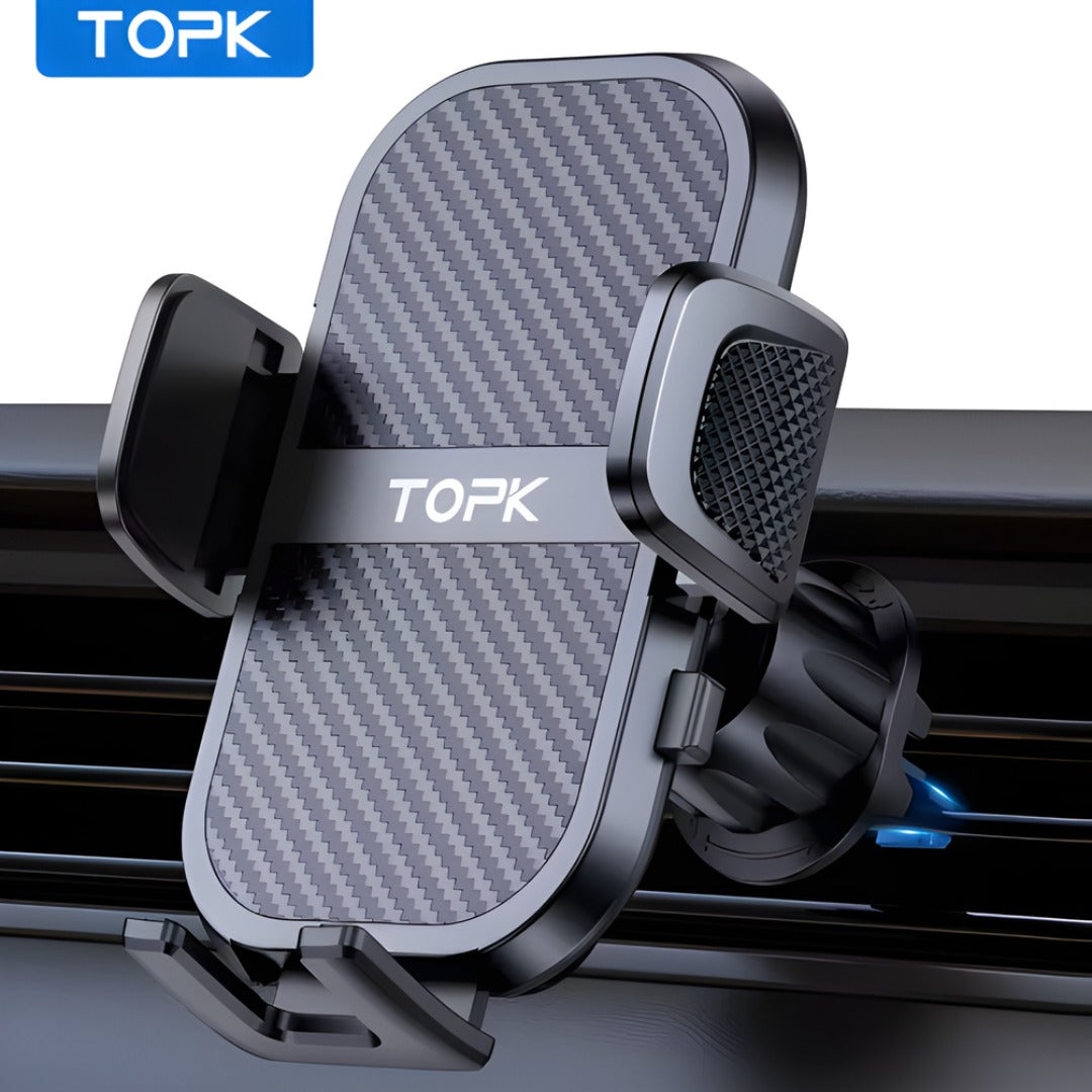 TOPK Durable Car Phone Holder Air Vent Hook Mount Universal Phone Mount for Car